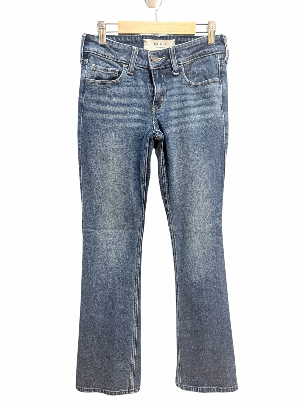 Y2K Hollister Women's Medium Blue Bootcut Jeans